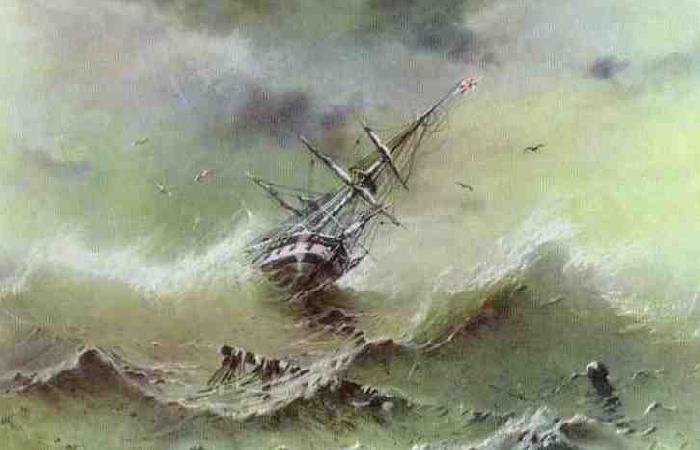 Ivan Aivazovsky Storm oil painting image